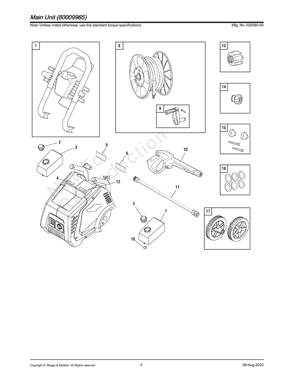 BRIGGS AND STRATTON, 020580-00, IPL.4
